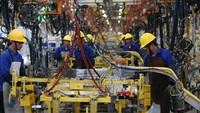 “Pabrik ini dari segi sistem menggunakan DNA GM build up proses sama dengan GM dan kita sesuaikan pabrik masing-masing standarnya GM,” kata Senior Director Manufacturing Wuling Motors Indonesia Arif Pramadana di pabrik Wuling, Cikarang, Jawa Barat, Rabu (9/8/2018).  Foto: Dok. Wuling Motors Indonesia