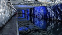 Jhaishan Tunnel atau sering juga disebut Terowongan Zhaishan berada di Kota Quanzhou Shi, China. Terowongan ini dibangun karena adanya perang dingin atau Krisis Selat Taiwan Kedua pada tahun 1958. (tidus.lin/Instagram)
