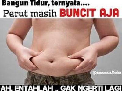 10 Meme Lucu Gagal Enyahkan Perut Buncit