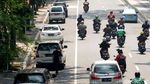Jalur Motor di Jalan Merdeka Barat Belum Steril