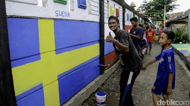 Kampung Piala Dunia 2018 di Batang.