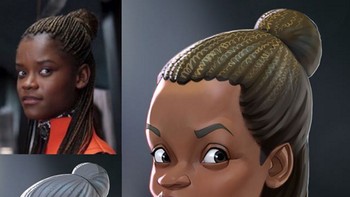 Karakter Shuri dalam film Black Panther. (Foto: Instagram)