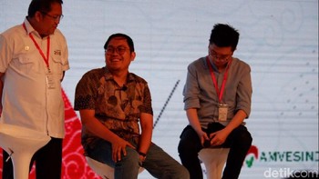 Sedangkan Ahmad Zaky menyatakan pentingnya menjalankan visi dan misi agar dapat melampaui bisnis. William sendiri memberi masukan agar para pelaku start up harus mampu konsisten antara apa yang diimpikan, dipikirkan, disampaikan, dan yang dilakukan. Foto: Adi Fida Rahman/detikINET
