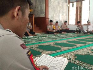 Polisi Gugur di Mako Brimob, Polres Cirebon Gelar Doa Bersama