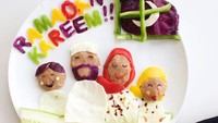 Melalui hasil karya seni ini, Hanefaah berharap dapat memperkenalkan makanan sekaligus budaya dari tempatnya berasal, yaitu Nigeria. Foto: Instagram @muslimahanie