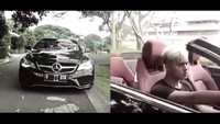 Ayah empat orang anak itu juga punya sedan premium keluaran pabrikan Jerman ini. Sedan cabriolet ini sering digunakannya sendiri atau dipakai oleh sang putra, Rizky Febian. Foto: Kemewahan Sule / ist