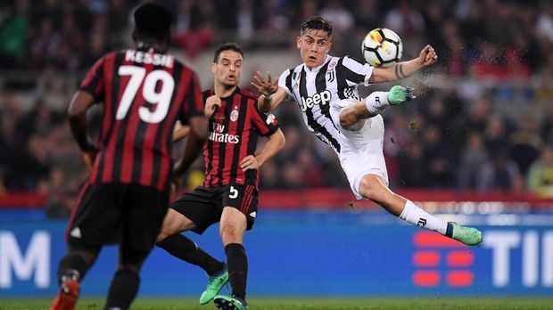 Juventus akan menghadapi AC Milan di Piala Super Italia 2018 di Arab Saudi.