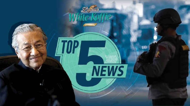 Jokowi Tegaskan Negara Tak Takut Terorisme, Mahathir Menangi Pemilu Jokowi Tegaskan Negara Tak Takut Terorisme, Mahathir Menangi Pemilu