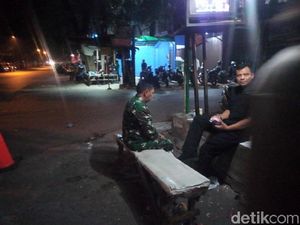 Personel Kodim Depok Terpantau di Sekitar Mako Brimob Depok