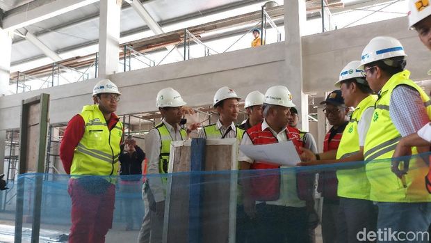 Cek Kesiapan Asian Games, Menteri PUPR Inspeksi Kawasan GBK