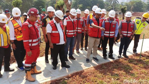 Cek Kesiapan Asian Games, Menteri PUPR Inspeksi Kawasan GBK