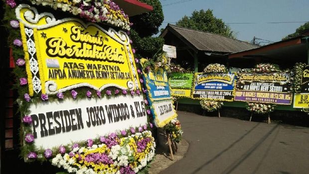 Menteri Siti Melayat Aipda Denny Korban Rusuh di Mako Brimob