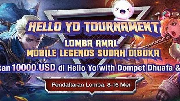 Tak Cuma Cari Juara, Turnamen ML Ini Ajak Gamer Beramal
