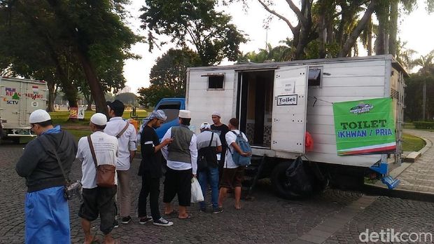 Posko Kesehatan hingga Toilet Ada untuk Massa Aksi 115 di Monas