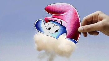 Jenggot awan Papa Smurf. (Foto: Boredpanda)