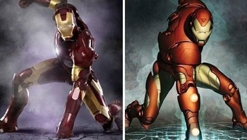 Iron Man, kostumnya pun sama tidak ada yang berbeda jauh. (Foto: Boredpanda)
