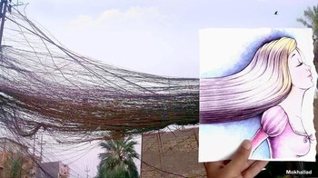 Melalui karyanya, ia ingin terlihat berbeda dengan seniman lain dan berharap membuat orang-orang terkesan atas hasil karyanya.  (Foto: Boredpanda)