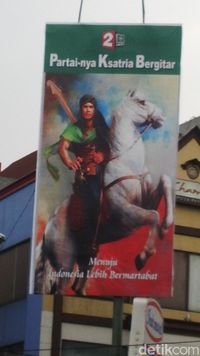 Baliho Rhoma Irama tahun 2013.