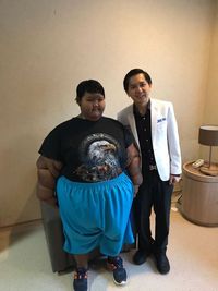 Aria saat masih berbobot 192 kilogram, sebelum menjalani operasi lambung.
