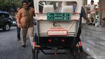 Foto: Becak Lokal Rasa Jerman yang Dijajal Anies di Balai Kota