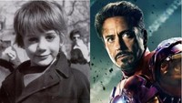 Siapa sangka sosok Robert Downey Jr yang flamboyan itu ternyata kecilnya imut banget ya. Dok. Ist