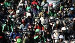 Foto: Ada Aksi Bela Palestina, Lalin Sekitar Monas Macet