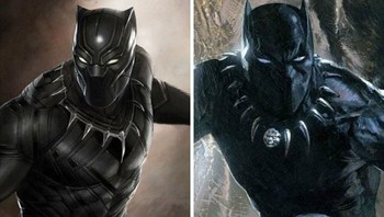 Black Panther, kostumnya tak ada perbedaan antara film dan komik. (Foto: Boredpanda)