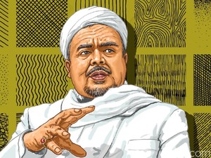Kritik Pro-Jokowi Sambut Kabar Habib Rizieq Bakal Pimpin Revolusi