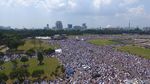Foto: Aksi Bela Palestina 115 di Monas dari Jepretan Drone