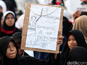 Bachtiar Nasir Kecam Trump di Aksi Bela Palestina