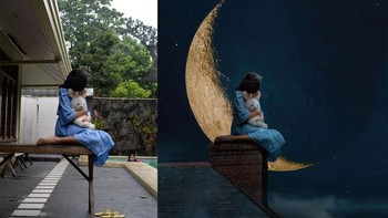 Tapi setelah dirinya membubuhkan imajinasinya dalam foto tersebut lewat Photoshop, hasilnya epik. Foto: thisisinsider.com