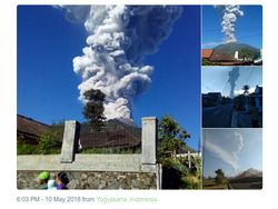 Foto-foto Letusan Merapi yang Diabadikan Netizen
