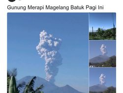 Foto-foto Letusan Merapi yang Diabadikan Netizen