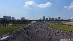 Foto: Aksi Bela Palestina 115 di Monas dari Jepretan Drone