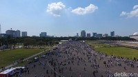 Gubernur DKI Jakarta Anies Baswedan hadir di acara Aksi Bela Palestina yang digelar di Monas, Jakarta Pusat. Dalam pidatonya, Anies mengecam rencana pemindahan kantor Kedubes AS dari Tel Aviv ke Yerusalem.