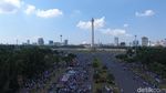 Foto: Aksi Bela Palestina 115 di Monas dari Jepretan Drone