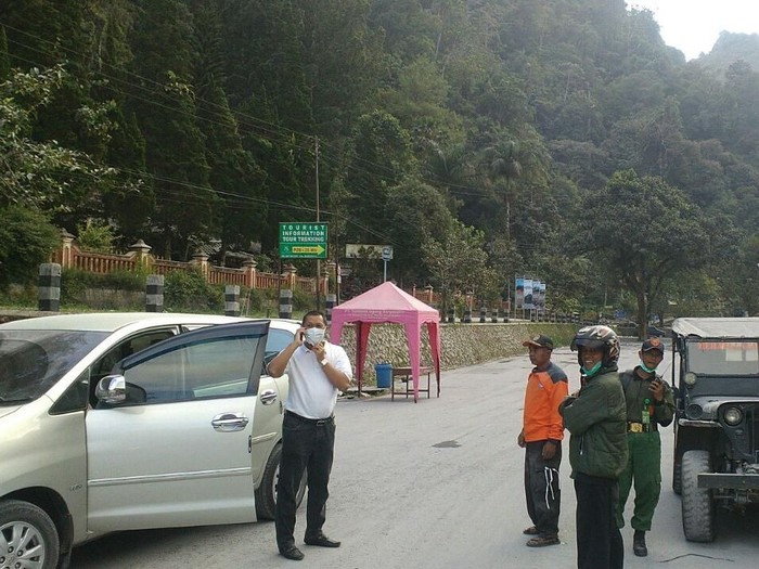 Abu vulkanik bisa buat kambuh orang dengan gangguan saluran napas. Foto: Dok. Istimewa Abu vulkanik bisa buat kambuh orang dengan gangguan saluran napas. Foto: Dok. Istimewa