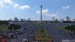 Foto: Aksi Bela Palestina 115 di Monas dari Jepretan Drone