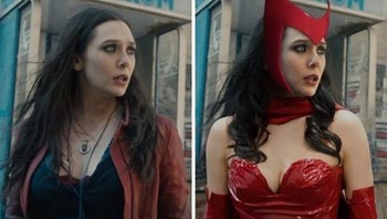 Scarlet Witch, jika mengikuti kostum sesuai komik ia terlihat lebih seksi. (Foto: Boredpanda)