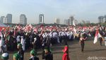 Potret Massa Aksi Bela Palestina Putihkan Monas