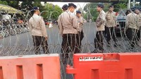 Kabid Humas Polda Metro Jaya Kombes Argo Yuwono total personel gabungan TNI-Polri dan Pemprov DKI Jakarta dalam pengamanan ini berjumlah 35 ribu personel.Fotografer: Samsudhuha Wildansyah/detikcom