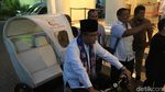 Foto: Becak Lokal Rasa Jerman yang Dijajal Anies di Balai Kota