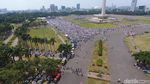 Foto: Aksi Bela Palestina 115 di Monas dari Jepretan Drone