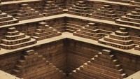 Jumlah anak tangganya ratusan. Di lihat dari berbagai sisi, sumur ini jadi sudut paling instagenik di Hampi. Hasilnya, Hamdi menjadi salah satu Situs Warisan Dunia yang paling indah di Dunia, UNESCO! (geenieyogini/Instagram)