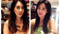 Aih cantiknya ibu dan anak ini ya. Lagi ngeteh bareng sambil santai. Siapa yang setuju kalai mereka terlihat kayak kakak adik? Foto: instagram @dea_ananda