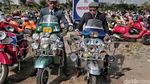 Keseruan Pencinta Vespa di Jakarta Mods May Day