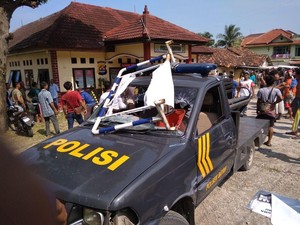 13 Pelaku Perusakan Polsek Bayah Jadi Tersangka