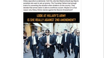 Iklan dan grup paling banyak dijumpai adalah yang mengangkat Trump, sekaligus menjatuhkan Clinton. Bahkan, sempat muncul #HillaryClintonForPrison2016. (Foto: CNET)