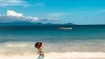 Liburannya Marion Caunter, Model Cantik Malaysia di Lombok