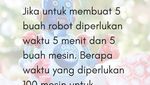 Hanya 17 Persen Orang yang Menjawab 3 Soal ini Dengan Benar, Kalau Kamu?